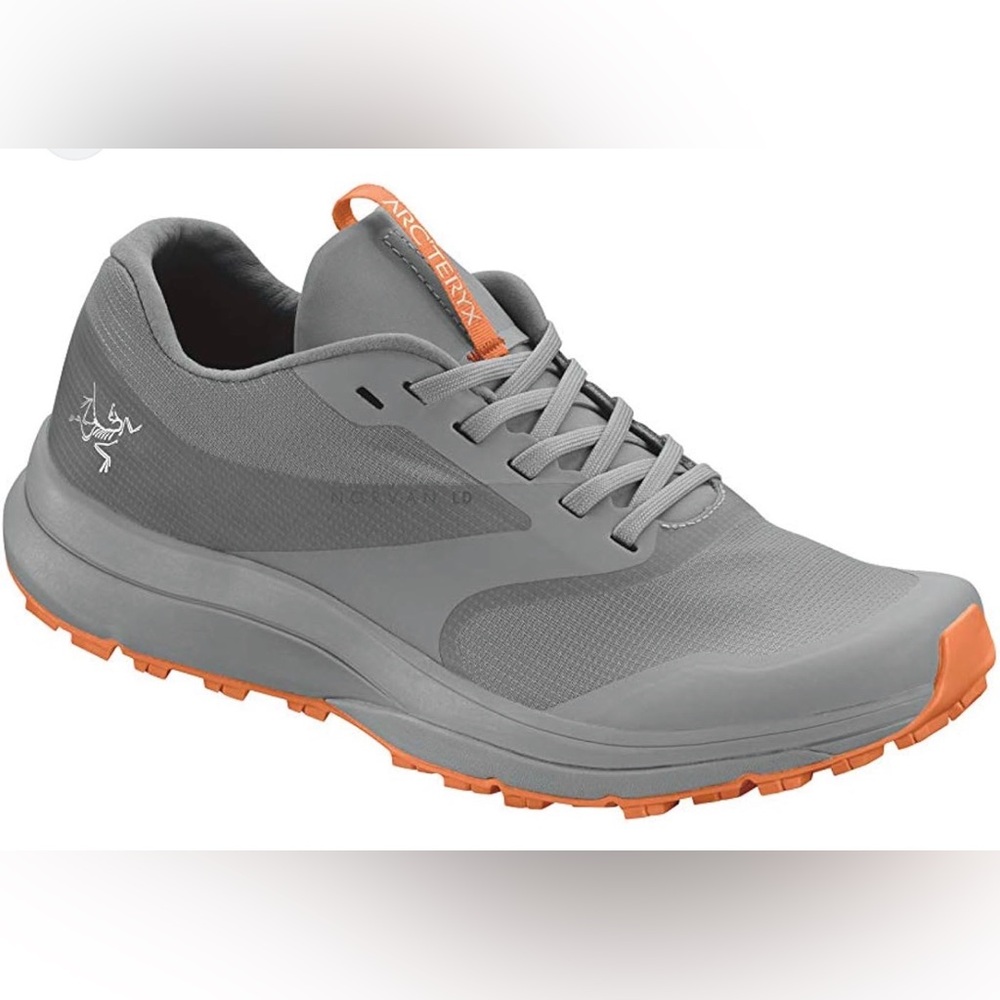 Arc'teryx Norvan LD Men's Athletic Shoes in Gray and Orange - Picture 1 of 9